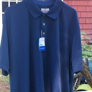 NWT Airflow/ Grand slam Misty Blue Polo Shirt